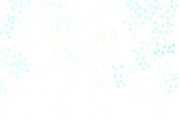 Light Blue, Yellow vector pattern with artificial intelligence network.