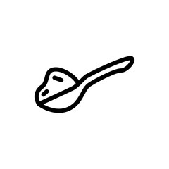 spoon icon vector symbol template