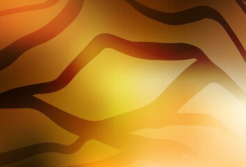 Light Orange vector abstract blurred background.