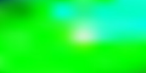 Light blue, green vector blurred backdrop.