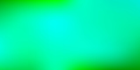 Obraz premium Light Green vector blur pattern.
