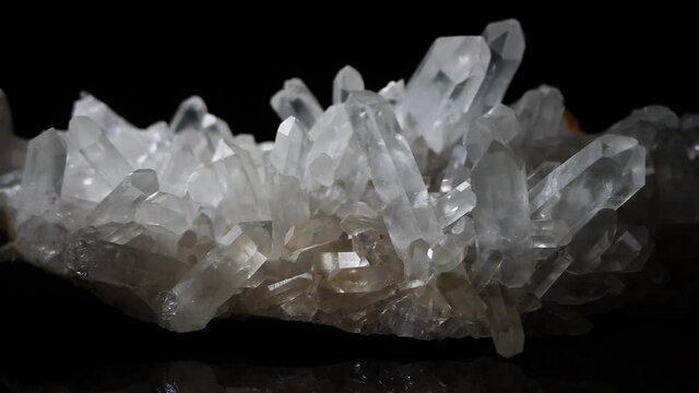 A beautifully formed crystal structure filled with quartz crystals.