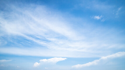 Fototapeta premium clear blue sky background,clouds with background.