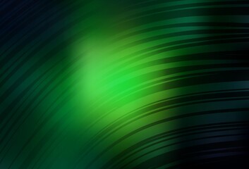 Dark Green vector colorful blur backdrop.