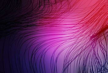 Dark Purple, Pink vector colorful blur backdrop.