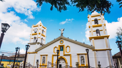 Church in La Esperanza city Intibuca Honduras