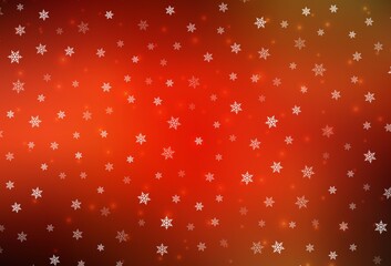 Light Red vector pattern in Christmas style.