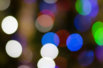 Defocused abstract christmas background