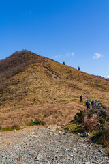 秋の武奈ヶ岳 登山風景