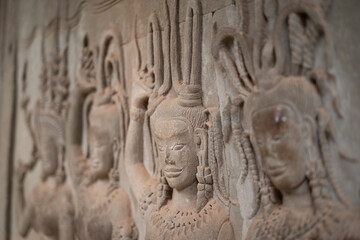 Angkor Wat Temple in the Ancient city of Angkor Thom, Siem Reap, Cambodia 