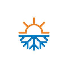 Summer Vector , Abstract Weather Logo