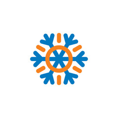 Snow Vector , Weather Logo Vector