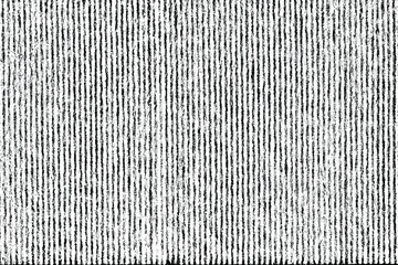 Grunge texture of a rough surface, similar to corrugated cardboard with vertical stripes. Rough uneven texture. Abstract background. Vector illustration. Overlay template.
