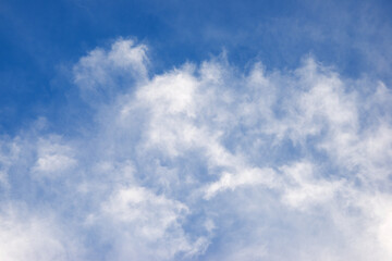 Obraz premium Sky close-up view