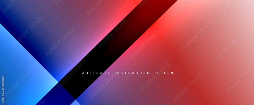 Poster Fluid gradients with dynamic diagonal lines abstract background. Bright colors with dynamic light and shadow effects. Vector wallpaper or poster