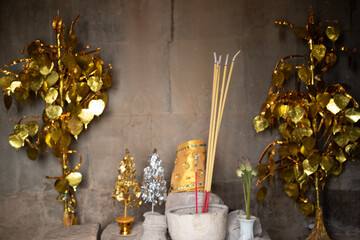 Obraz premium Angkor Wat Temple in the Ancient city of Angkor Thom, Siem Reap, Cambodia 