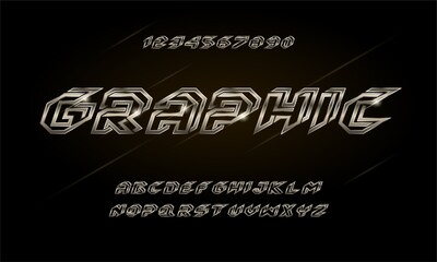 Modern abstract alphabet for technology, digital, movie logo design