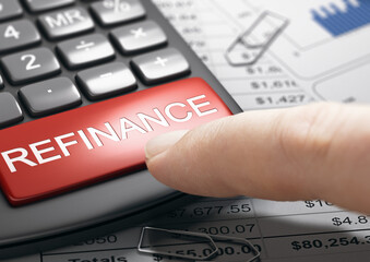 Refinancing debt, loan or mortgage. Bad credit repair.