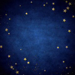 Confetti, golden texture on a dark background