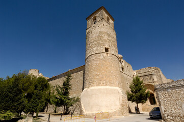 Fototapeta na wymiar Garcimunoz castle in Cuenca province, Spain