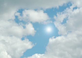 Cloudy sky background