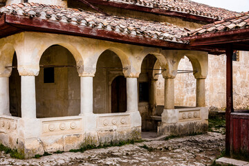 Medieval house in the famous ancient city-fortress of Chufut-Kale (