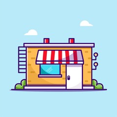 vector illustration of a clothes shop, products, etc.