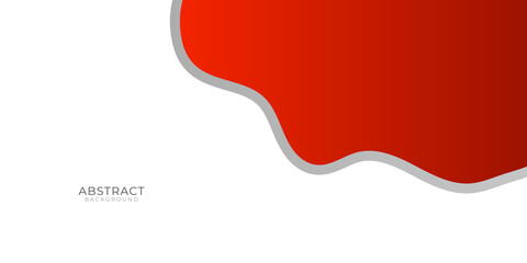 Abstract red white wavy blank space design modern futuristic background vector illustration. Vector illustration design for presentation, banner, cover, web, flyer, card, poster, wallpaper 