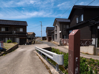 Fototapeta na wymiar 港町 , 漁村 , 日本 , fishing village , Fishing port , japan