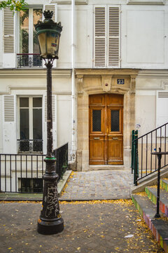Beautiful street and architecture of Paris, France