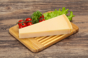 Italian traditional parmesan cheese triangle