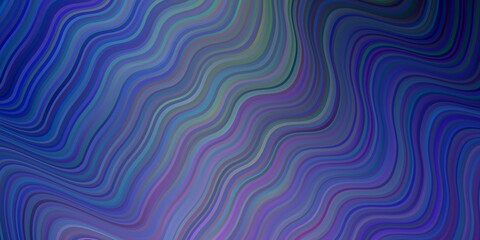 Fototapeta na wymiar Light Pink, Blue vector background with bent lines.
