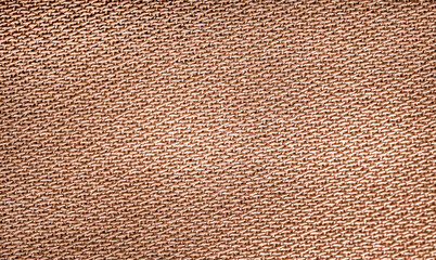 Beige textile abstract background. Close up 