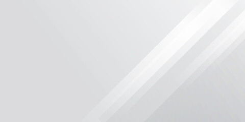 Simple white grey abstract presentation background with futuristic technology concept and blank copy space for text 