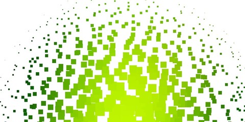 Light Green, Yellow vector backdrop with rectangles.