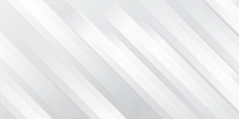 Fototapeta premium Grey white abstract background geometry shine and layer element vector for presentation design. Suit for business, corporate, institution, party, festive, seminar, and talks. 