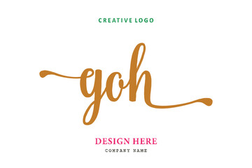 GOH lettering logo is simple, easy to understand and authoritative