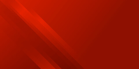 Fototapeta premium Red abstract presentation background with shiny geometric lights