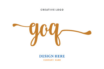 GOQ lettering logo is simple, easy to understand and authoritative