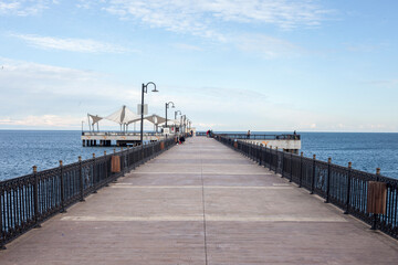 Obraz premium pier in the sea