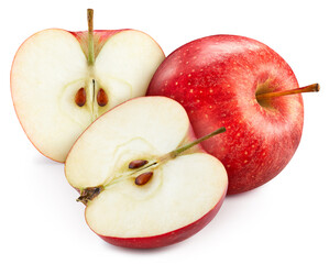 Fresh organic apple isolated