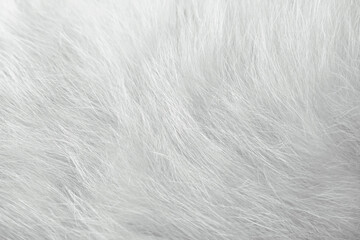 White gray animal texture or cat fur patterns skin background