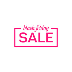 Black Friday Sale sign vector
