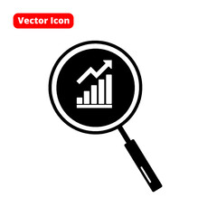 investment icon logo flat