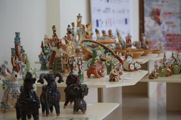 Ukrainian souvenirs from handmade clay