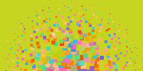 Light Multicolor vector layout with lines, rectangles.