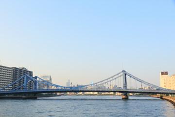 Obraz premium 清洲橋夕景