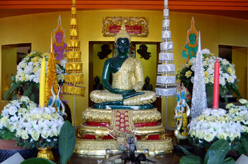 Chiang Rai, Thailand - Jade Buddha at Wat Tha Ton