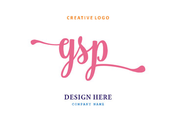 GSP lettering logo is simple, easy to understand and authoritative
