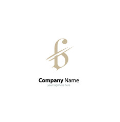 the simple modern logo of letter B with white background